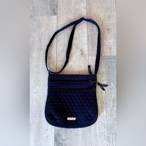 Vera Bradley Navy Quilted Crossbody Bag